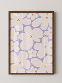 Blumen Pastell Lila