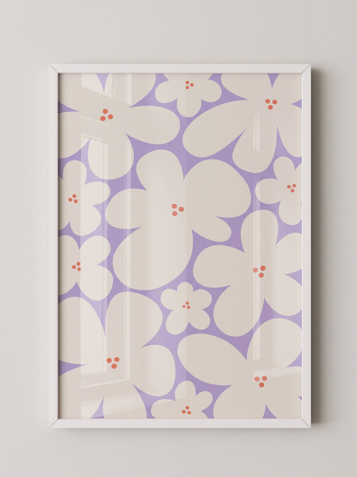 Blumen Pastell Lila