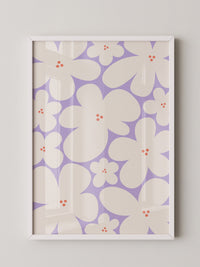 Blumen Pastell Lila
