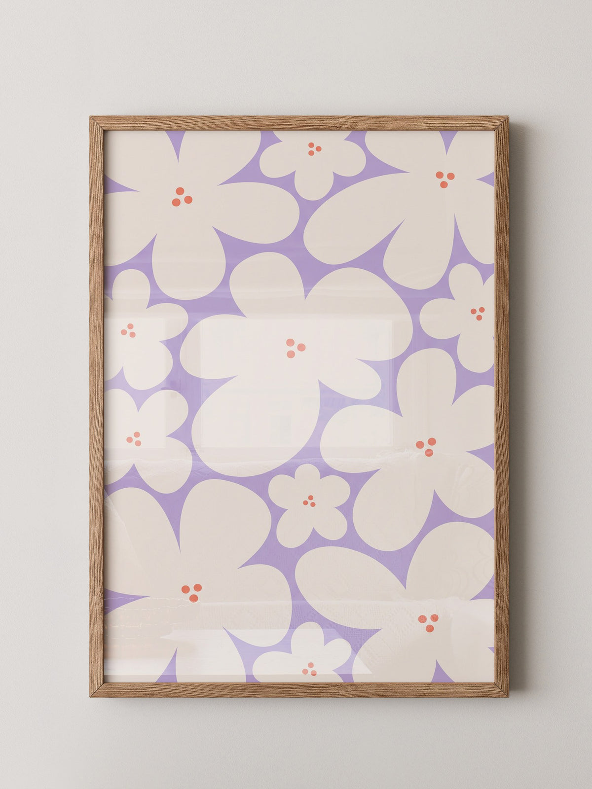 Blumen Pastell Lila