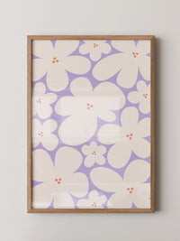Blumen Pastell Lila