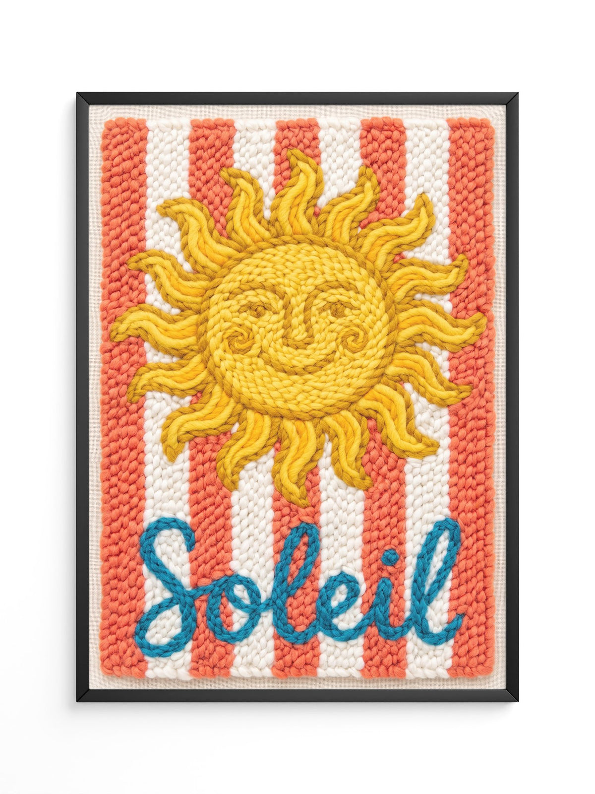 Sonne Strahlen Retro Streifen