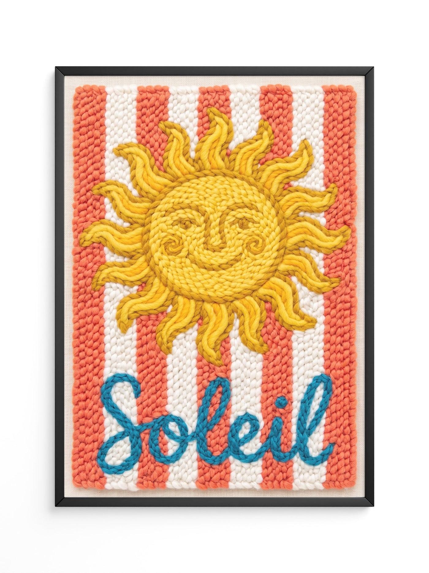 Sonne Strahlen Retro Streifen