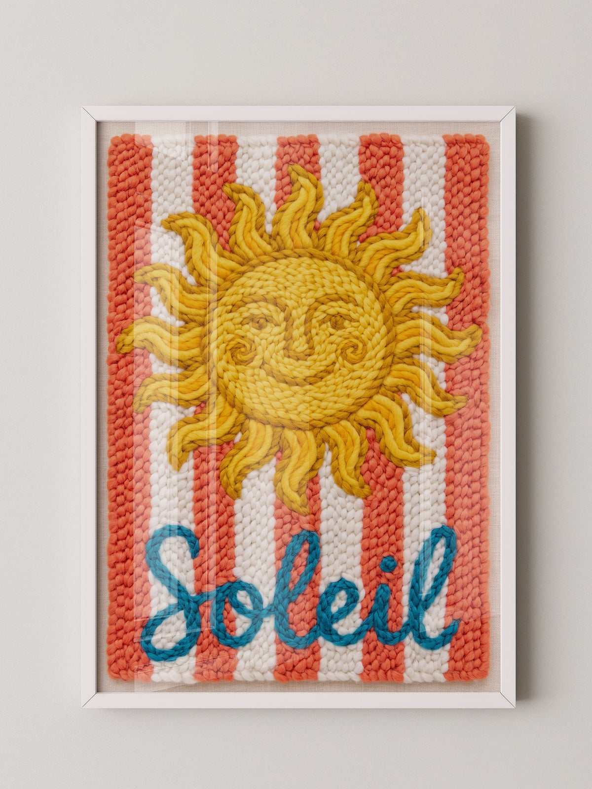 Sonne Strahlen Retro Streifen