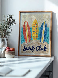 Bunte Surfboards Rétro-Look