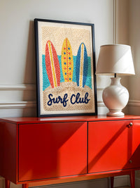 Bunte Surfboards Rétro-Look