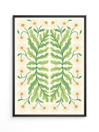 Gänseblümchen Symmetrie Retro