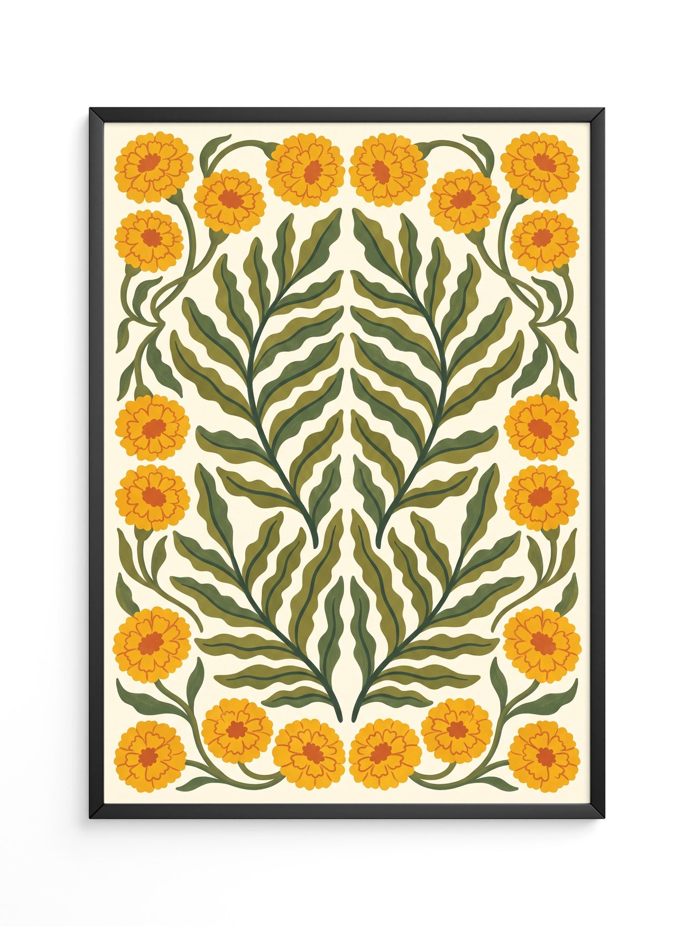 Marigold Blumen Gelb-Ornament