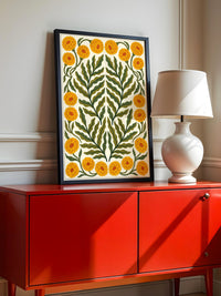 Marigold Blumen Gelb-Ornament