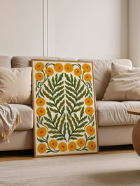 Marigold Blumen Gelb-Ornament
