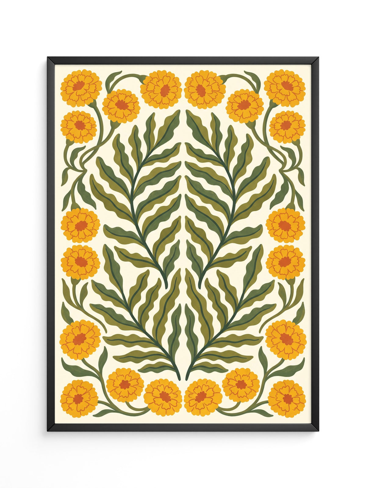 Marigold Blumen Gelb-Ornament