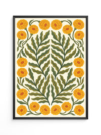 Marigold Blumen Gelb-Ornament
