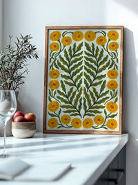 Marigold Blumen Gelb-Ornament