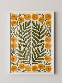 Marigold Blumen Gelb-Ornament