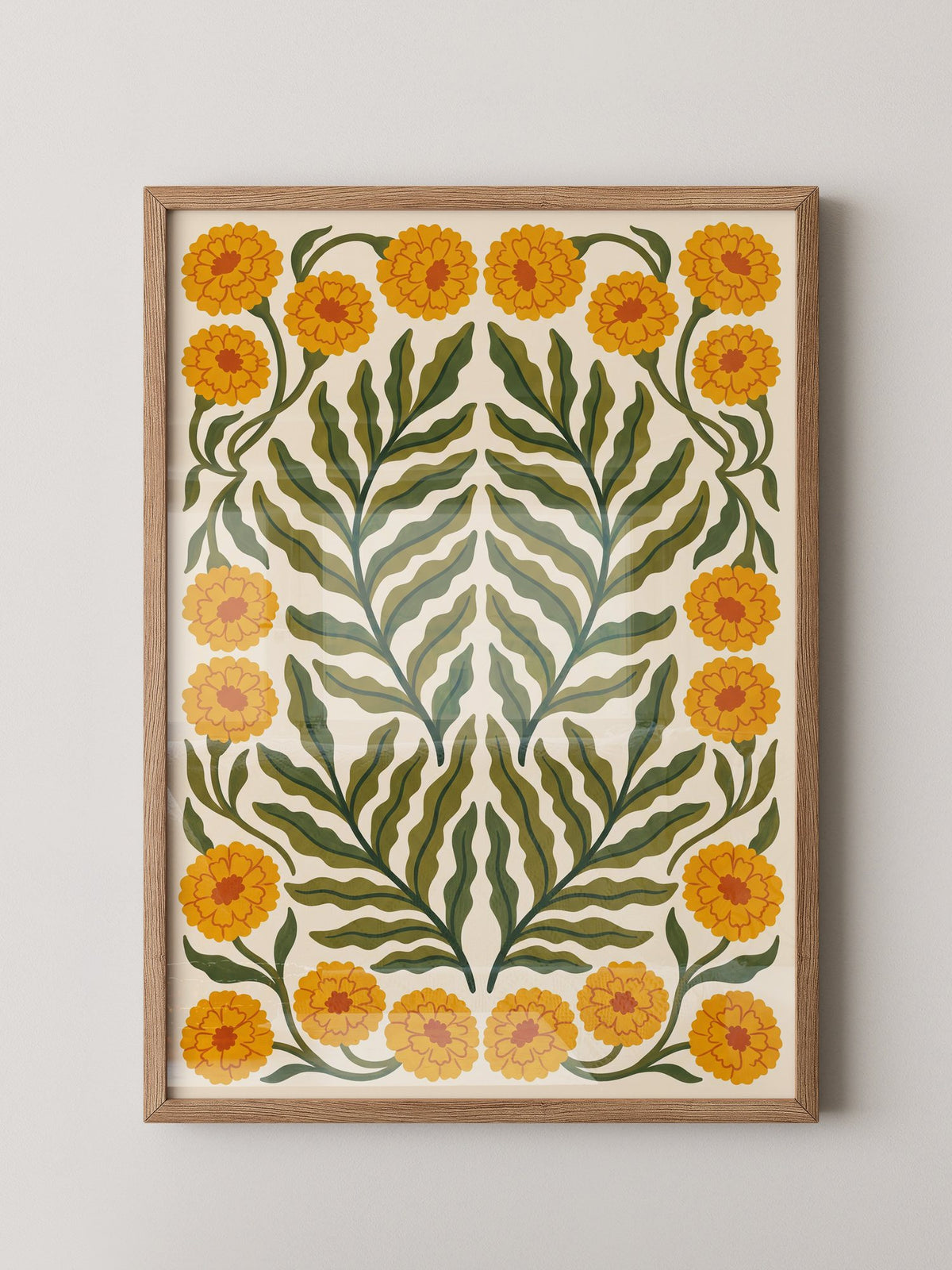 Marigold Blumen Gelb-Ornament