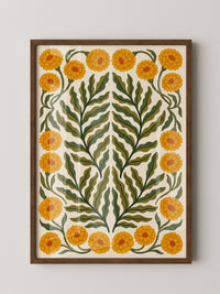 Marigold Blumen Gelb-Ornament