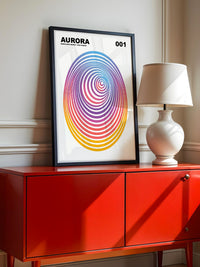 Vibrierende Spiralen Regenbogen