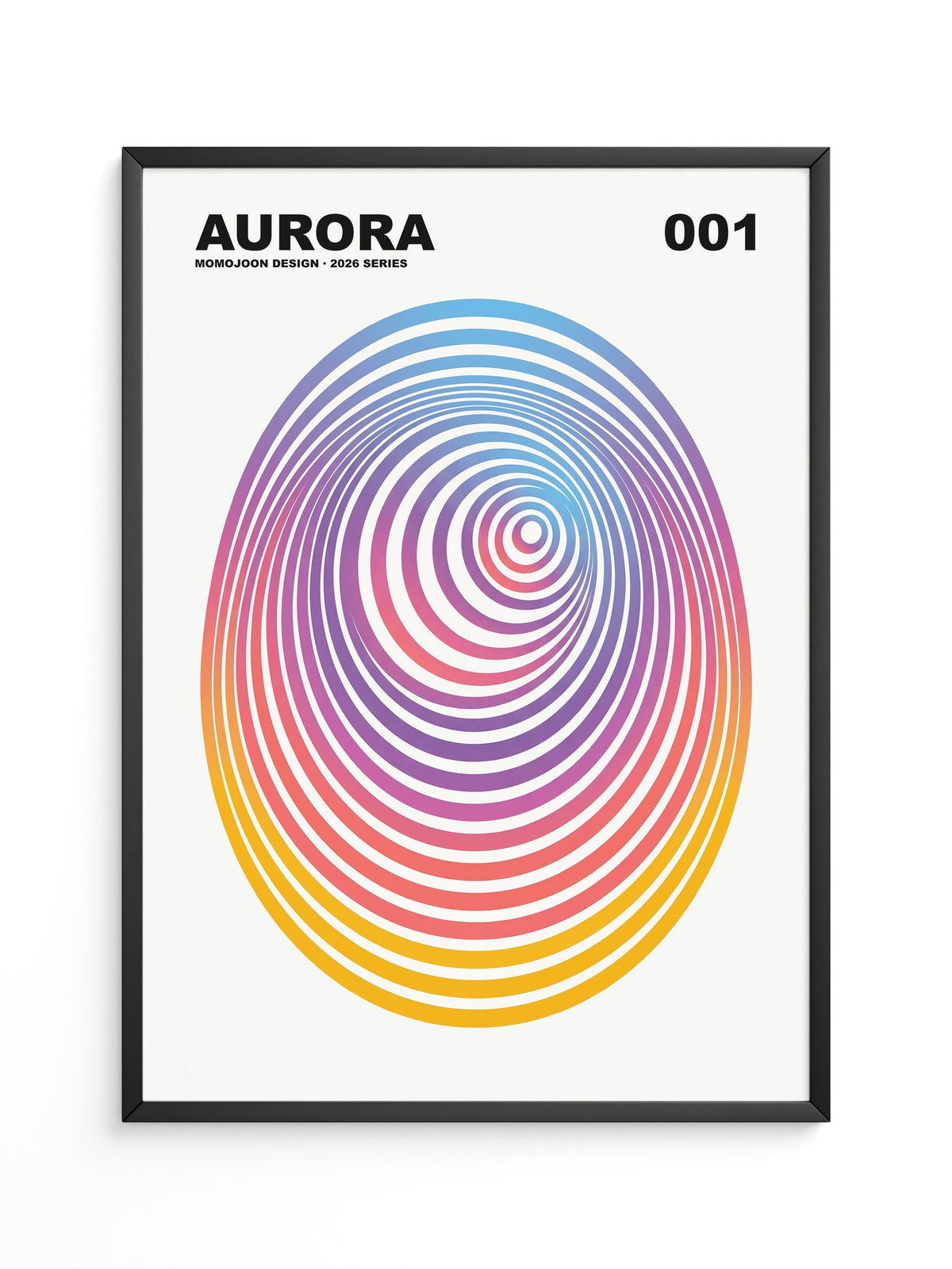 Vibrierende Spiralen Regenbogen