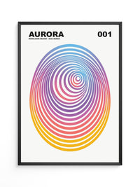Vibrierende Spiralen Regenbogen