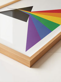 Prisma Regenbogen geometrisch