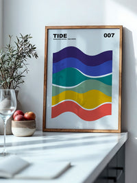 Wellen Regenbogenfarben