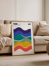 Wellen Regenbogenfarben
