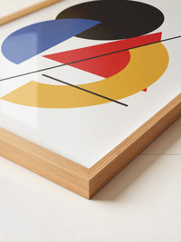Abstrakte Formen bunte Geometrie