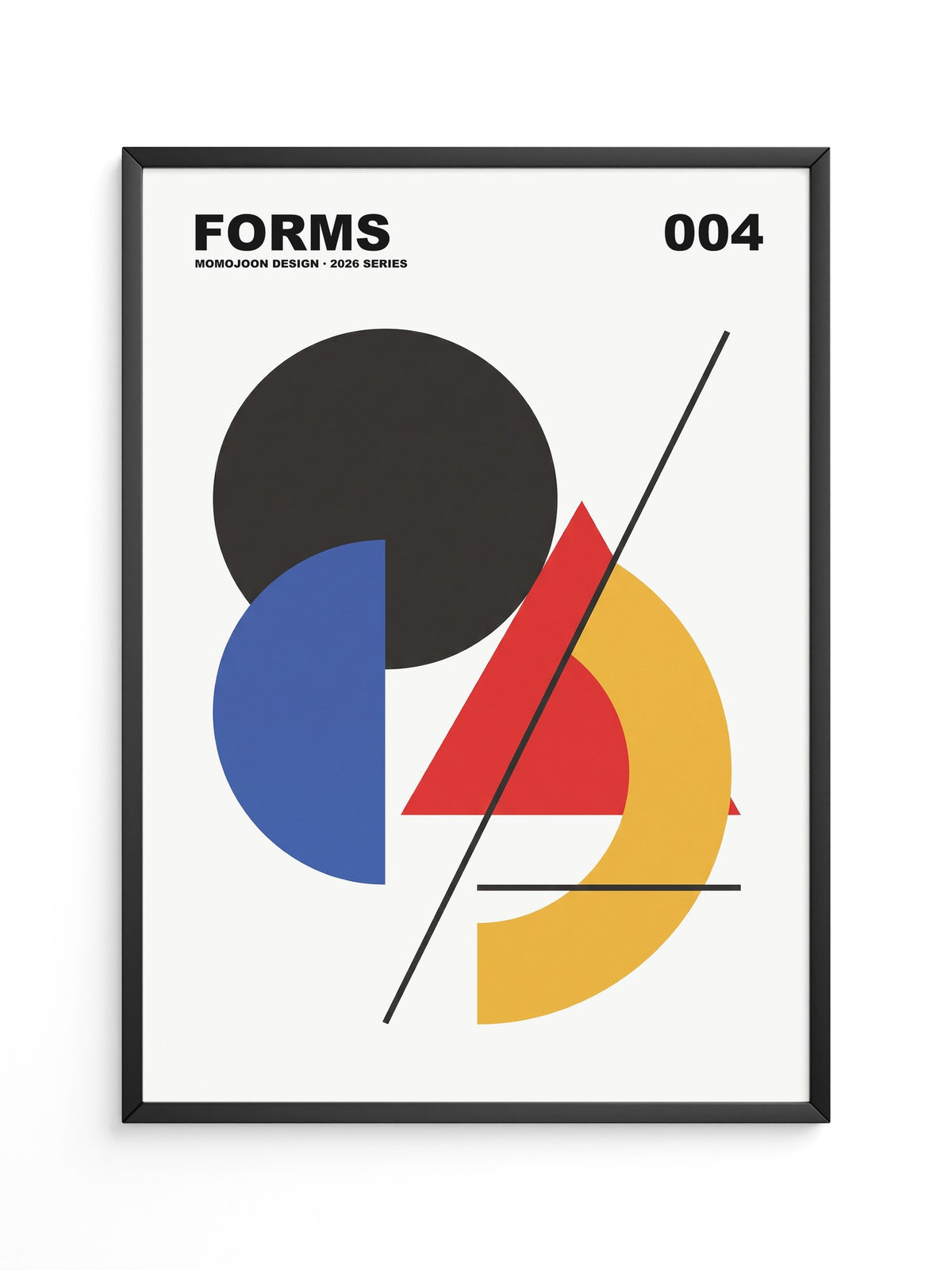 Abstrakte Formen bunte Geometrie