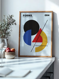 Abstrakte Formen bunte Geometrie