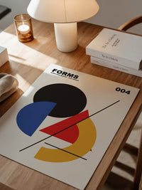 Abstrakte Formen bunte Geometrie