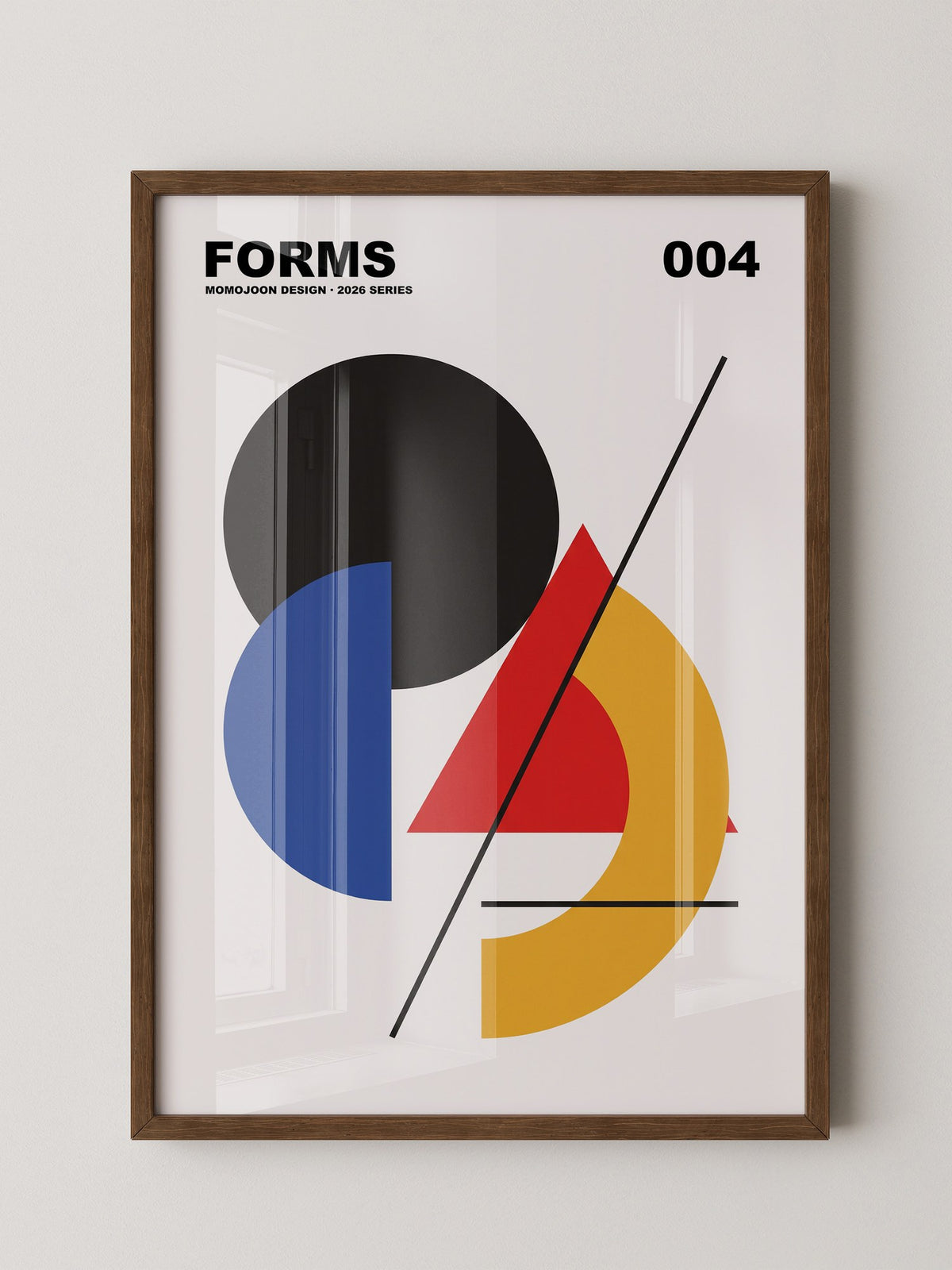 Abstrakte Formen bunte Geometrie