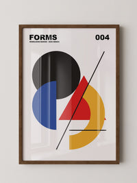 Abstrakte Formen bunte Geometrie