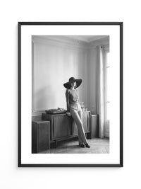 Elegante Frau Retro Chic