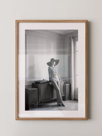 Elegante Frau Retro Chic