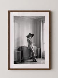 Elegante Frau Retro Chic