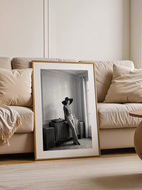 Elegante Frau Retro Chic