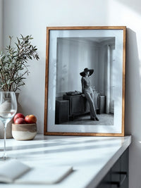 Elegante Frau Retro Chic