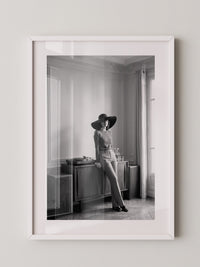 Elegante Frau Retro Chic