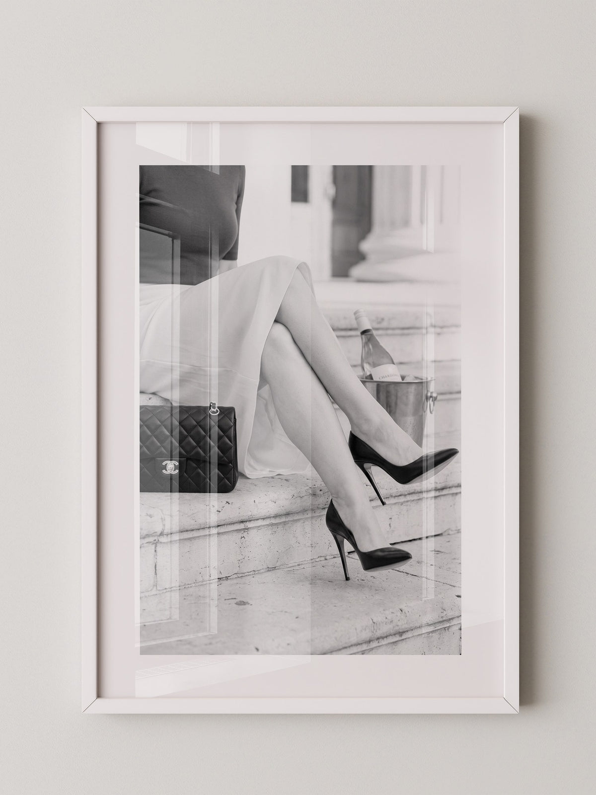 Elegant Frau Beine Retro Stil