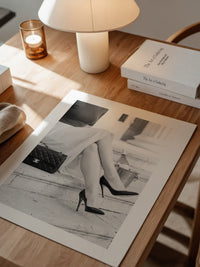 Elegant Frau Beine Retro Stil