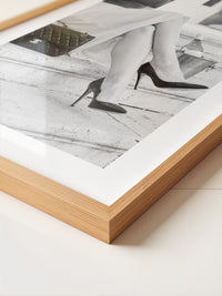 Elegant Frau Beine Retro Stil