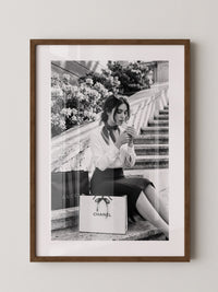 Shopping Pause stilvoll Treppen