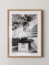 Shopping Pause stilvoll Treppen