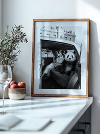 Retro Auto Panda Elegant S/W