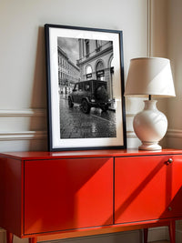 Luxus SUV Stadtansicht S/W