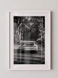 Porsche GT3 Herbststraße S/W