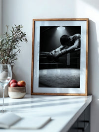 Boxer im Ring Schattenlicht