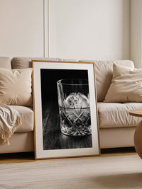 Tumbler Glasgeometrie Schwarzweiß