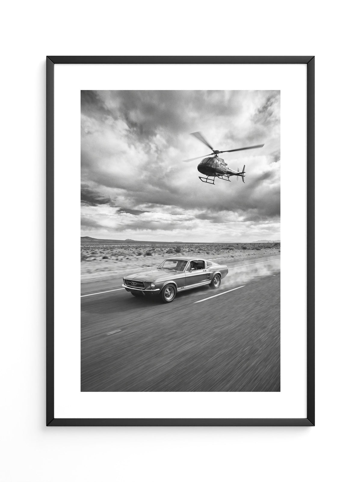 Mustang Rennen Helikopter S/W