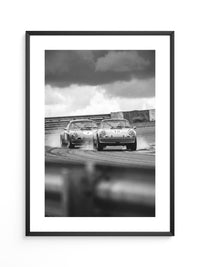 Porsche 911 Rennen Dynamik S/W